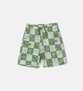 Graphic Printed Shorts