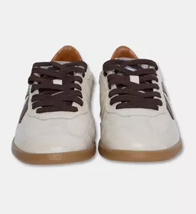 Schutz Croc-embossed Lace-up Sneaker, Packshot View
