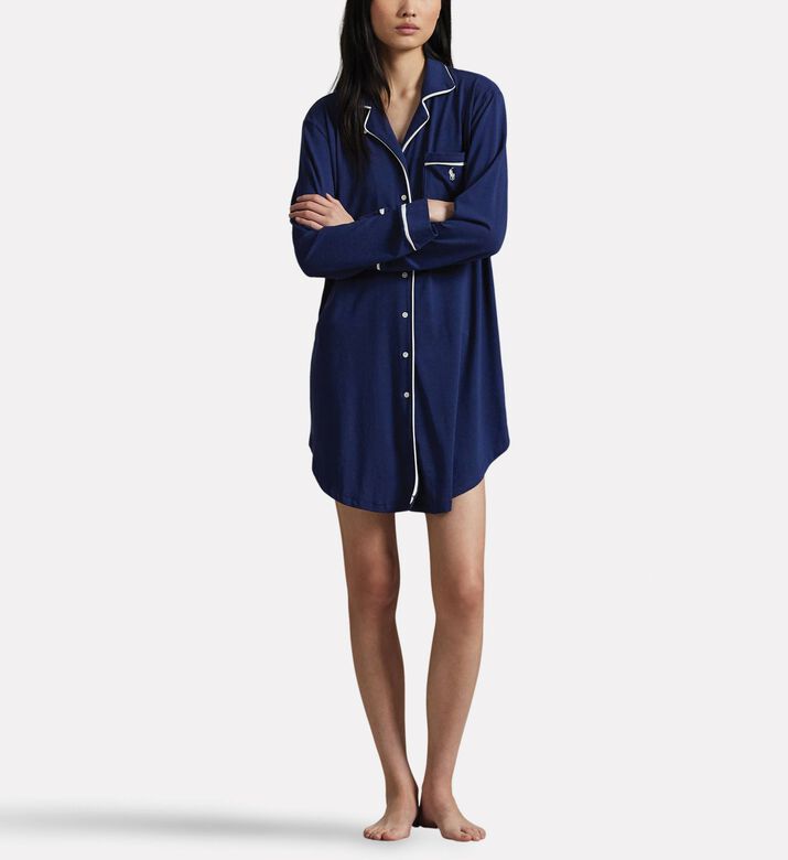 Polo by Ralph Lauren Button Closure Regular-fit Shirt Dress, Model View