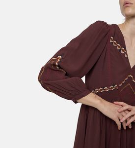 Ba and Sh Tay Geometric Embroidery Mini Dress, Model View