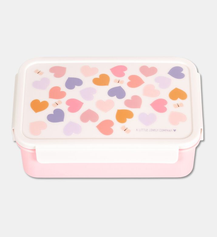 A Little Lovely Company Bento Lunch Box Hearts, Packshot View