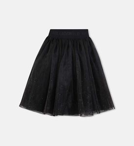 تنورة مزينة بأحجار الراين