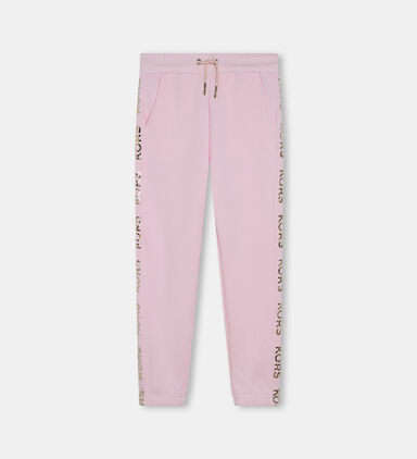 Metallic Band Jogging Pants