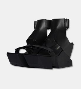 UN United Nude Cow Leather High-wedge Heel Sandals, Black, Eu-41, Packshot View