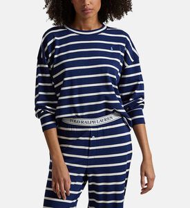Polo by Ralph Lauren Striped Long-sleeve Pajama Set, Model View