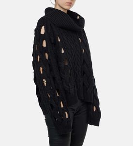Mes Demoiselles Sweater, Black, M, Model View Mes Demoiselles Sweater, Black, M, Model View
