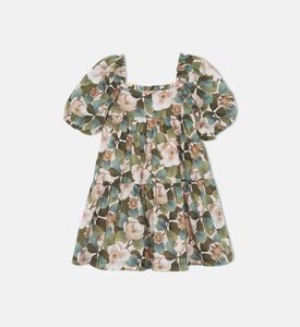 Cotton Liberty-print Mini Dress