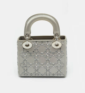 Dior Preowned Dior Cannage Strass Crystal Embellished Mini Lady Dior Tote, Packshot View