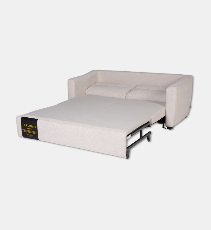 Home Deco and More Sofabed Lucy 2.5 Seater, Beige, Packshot View