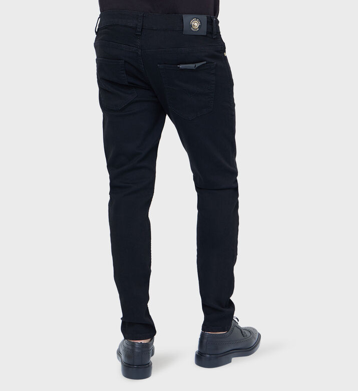 بنطال جينز دندي ضيق من القطن