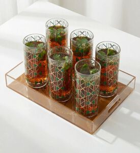 Silsal Cups Glass Emerald Mosaic S6, Packshot View