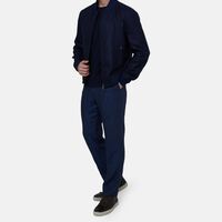 Zipper Closure Bomber Jacket