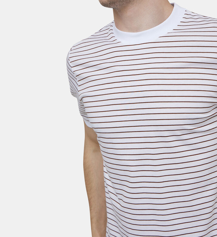 تيشيرت قطن جيرسيه بطبعة شعار