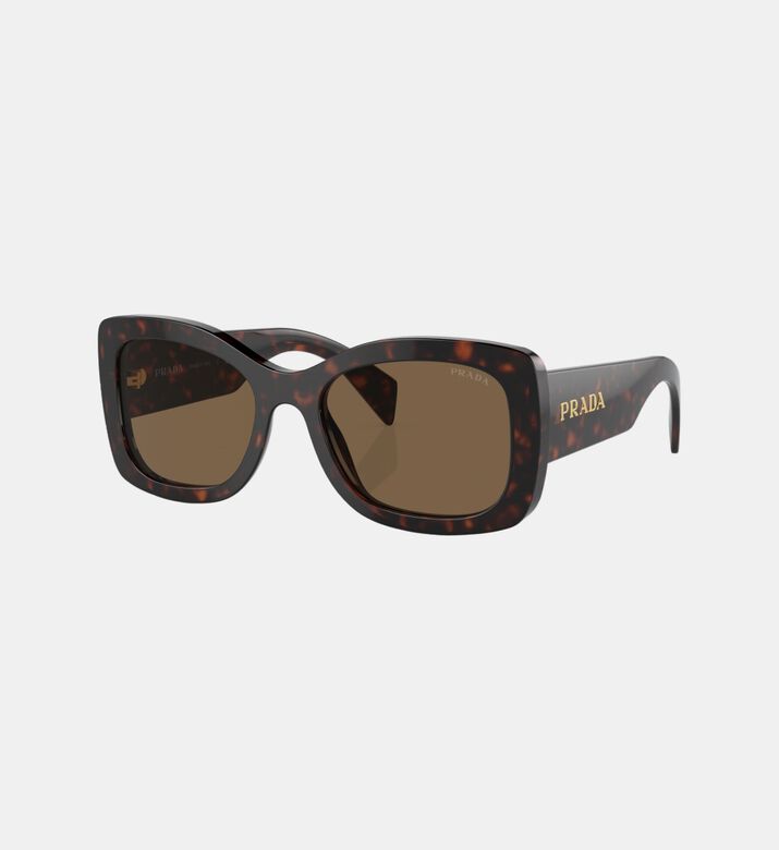 Tortoiseshell Square Frame Sunglasses 56