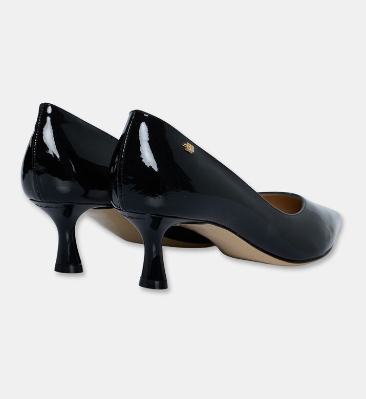 Baldinini Patent Leather Kitten Heel Pumps, Black, Eu-37, Packshot View