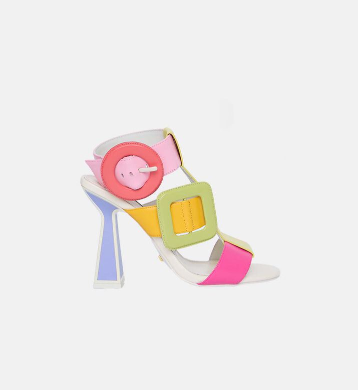 Deliz Buckle-up Heeled Sandals