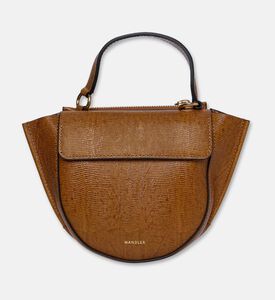 Wandler Hortensia Lizard Piccola Bag, Brown, Packshot View