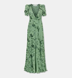 Alice and Olivia Tiana Silk Satin Maxi Dress, Packshot View