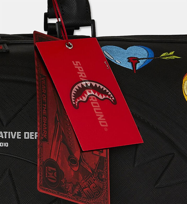 Sprayground All-over Patches Design Duffle Bag, Packshot View