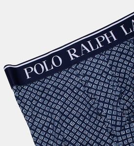 Patterned Cotton Boxer Trunks