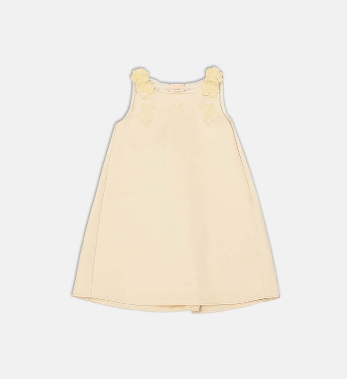 Floral-embellishment Dress