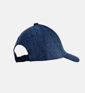 Anchor Logo Velvel Printed Denim Baseball Cap