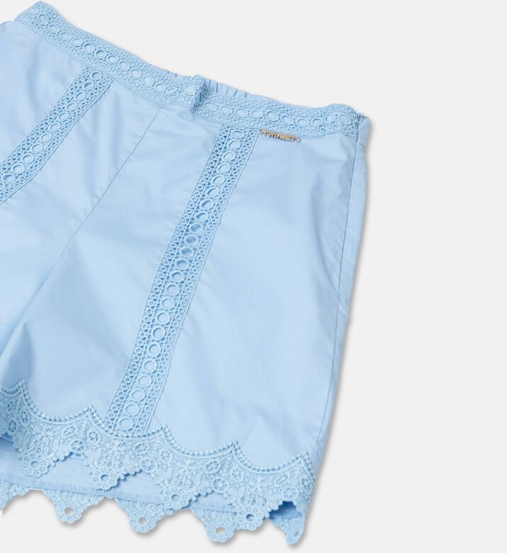 Twinset Eyelet Embroidery Lace Shorts, Packshot View