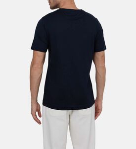 Cotton-blend Plain Crewneck T-shirt