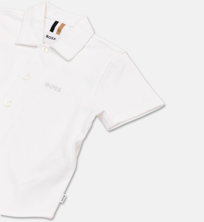 Boss Stretch Piqu&eacute; Button-down Shirt, Packshot View