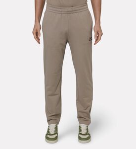 EA7 Adjustable Waistband Pants, Brown, M, Model View