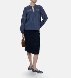 Ba and Sh Top Nami, Blue, S, Model View