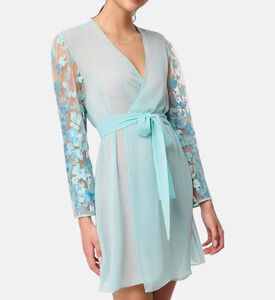 Long-sleeve Floral Detail Cover-up Long-sleeve Floral Detail Cover-up