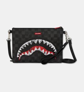 Sprayground Scribble Shark-graffiti Crossover Clutch, Packshot View