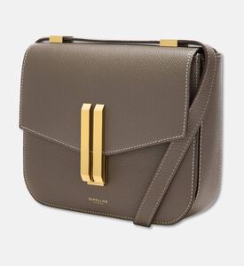 Demellier Vancouver Smooth Leather Cross Body Bag, Beige, Packshot View