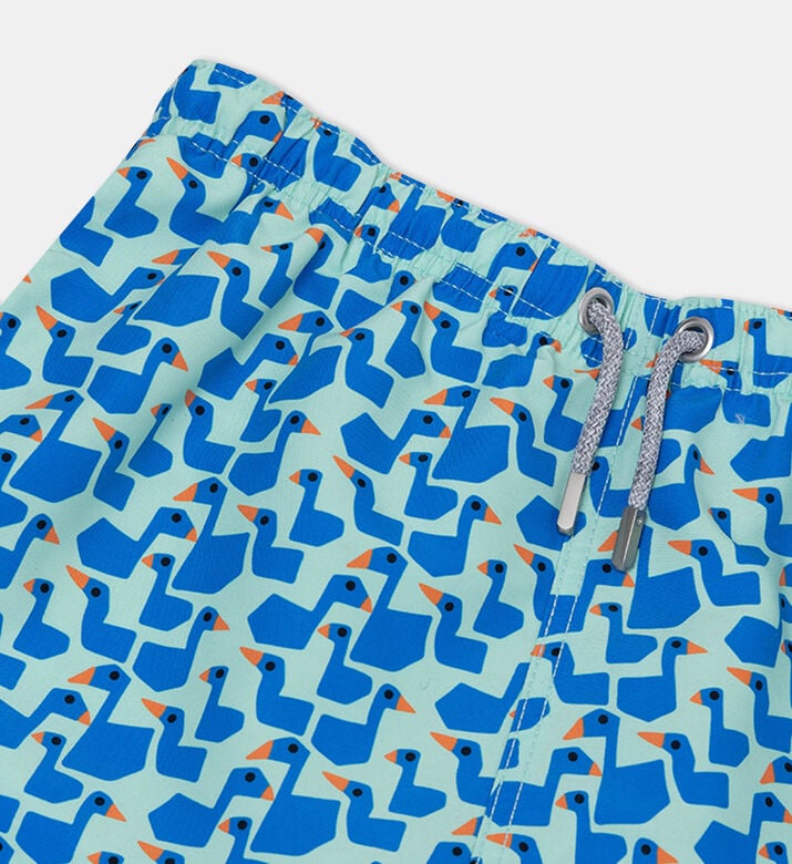Junior Boy Mini Duckin Good Printed Swim Shorts Junior Boy Mini Duckin Good Printed Swim Shorts