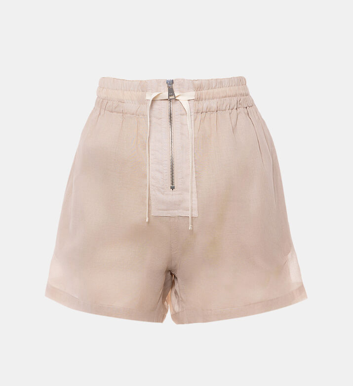 Washed Drawstring Shorts