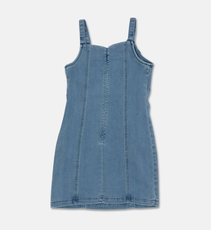 Twinset Denim Bow-accent Cut-out Dress, Packshot View
