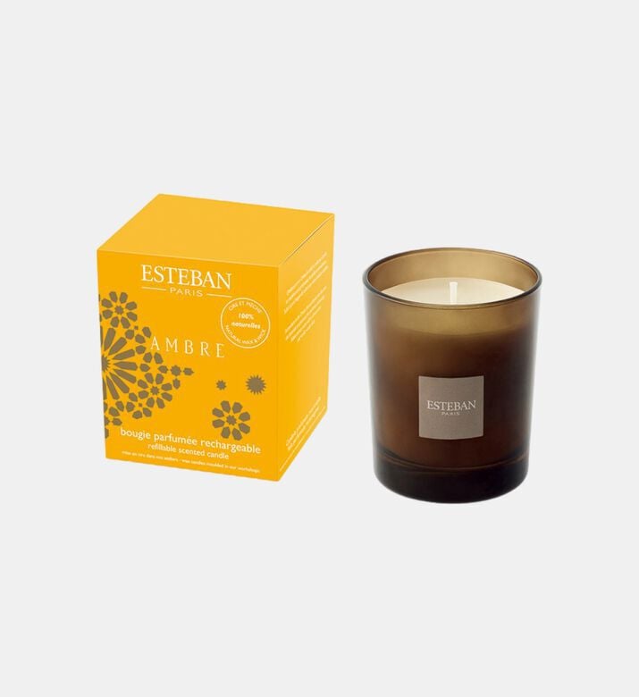Esteban Paris Ambre Refillable Scented Candle, Packshot View