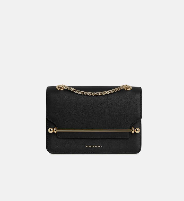 East West Leather Shoulder Bag