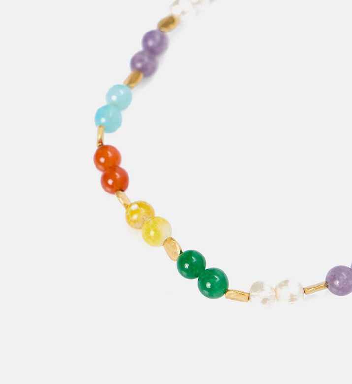 Rainbow Precious Stones Necklace