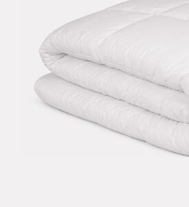 Home Deco and More Microfiber Cotton Sateen Comforter, White, 200x200-cm, Packshot View