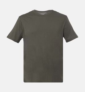 Vince Crewneck Long-sleeve Sweater, Olive, L, Packshot View