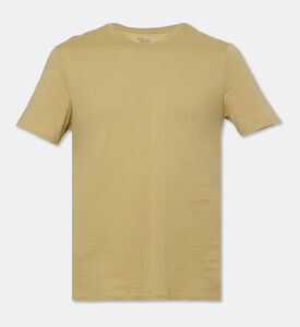 Galeries Lafayette Shishron Organic Cotton T-shirt, Beige, L, Packshot View