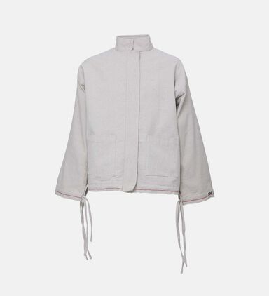 Canvas High-neck Jacket