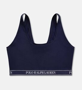 Polo by Ralph Lauren Logo-embroidery Scoop-neck Top, Dark-blue, Xl, Packshot View