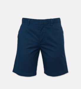 Lacoste Button Closure Regular-fit Shorts, Blue, M, Packshot View