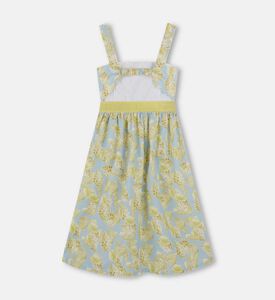 فستان بدون أكمام بطبعة صدفية على كامله