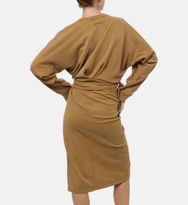 Isabel Marant Tie Knot Long-sleeve Dress, Model View Isabel Marant Tie Knot Long-sleeve Dress, Model View