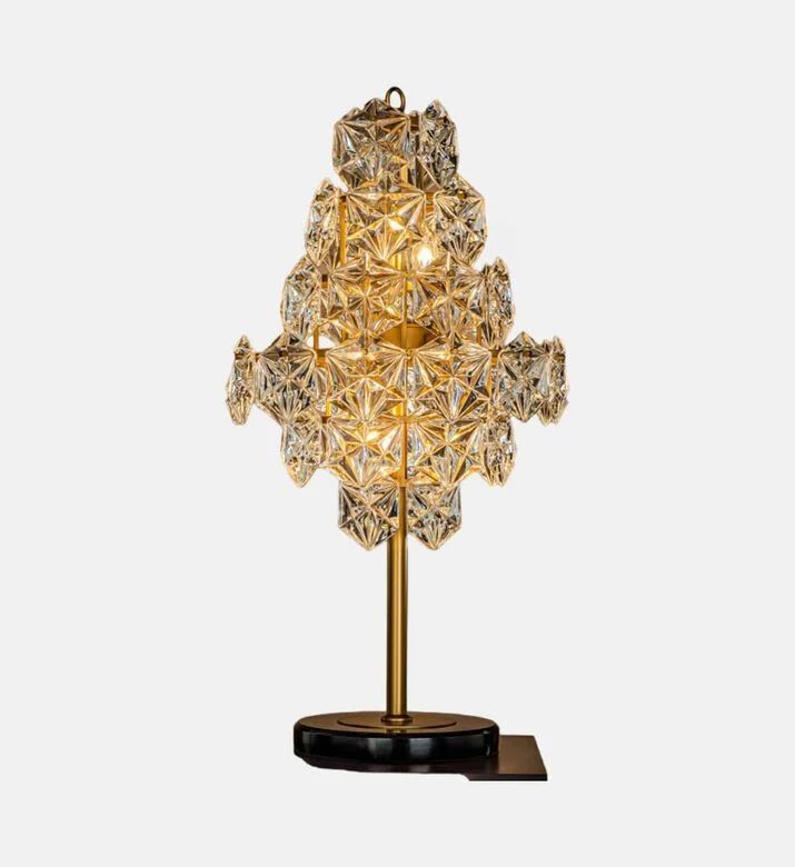 Baroque Delhi Glass Table Lamp, Packshot View