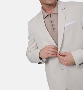 جاكيت بدلة كتان قطن